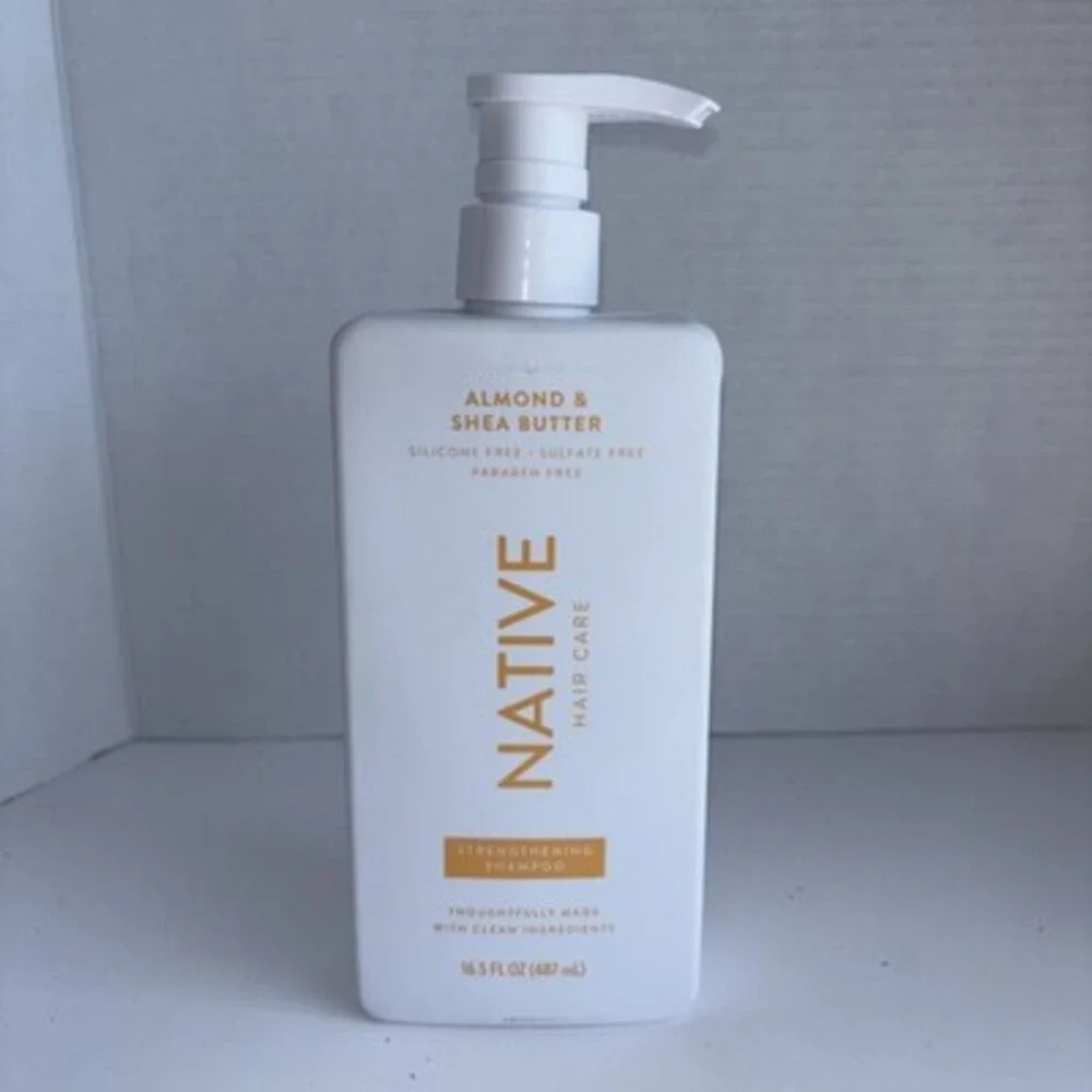 Native Strengthening Shampoo with Almond & Shea Butter 16.5 fl oz NEW